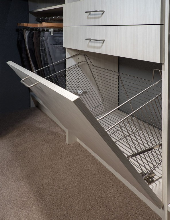 hamper wire basket for custom closet in ottawa