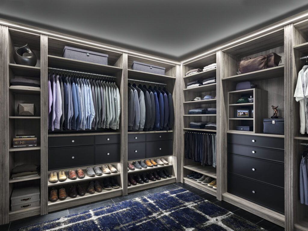 large sophisticated walk-in closet in ottawa