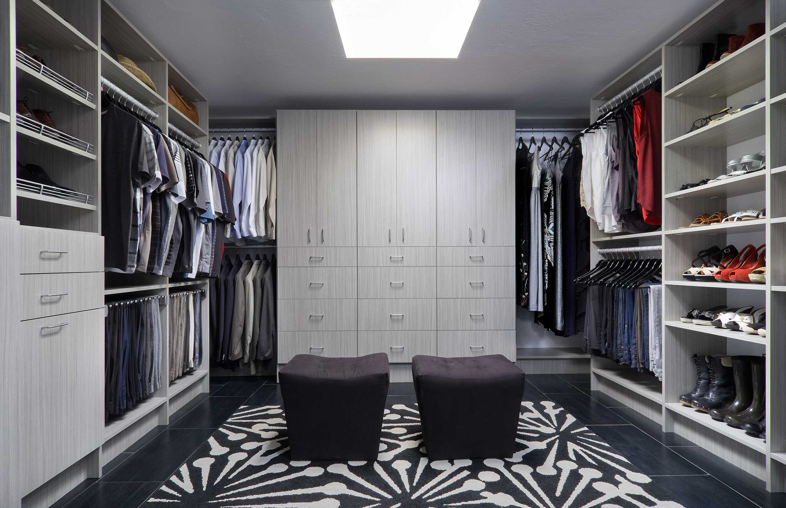 organized walk-in closet in ottawa