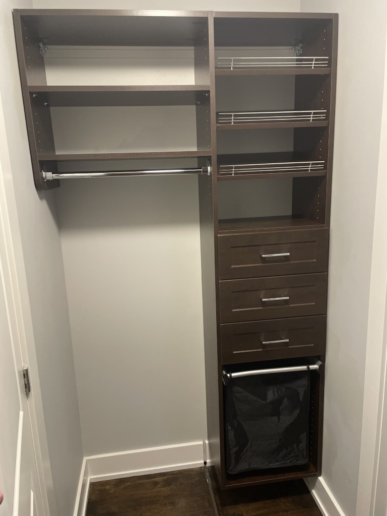 reach in closet design in ottawa for small bedroom